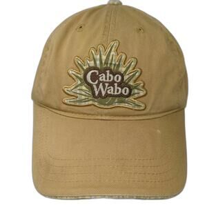 Cabo Wabo Baseball Cap Yellow Green Hat One Size Agave Tequila Cotton Adjustable